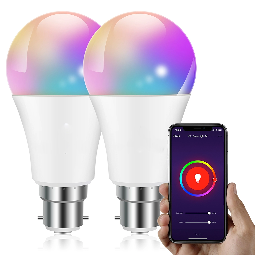 Wholesale Custom Tuya WiFi Works with Amazon Alexa and Google Home LED Smart Bulbs A60
