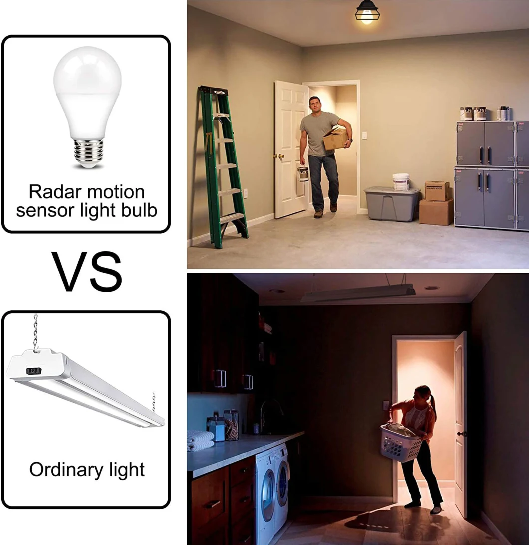 Factory Direct Sales 5W LED Motion Sensor Bulb LED Smart Bulb