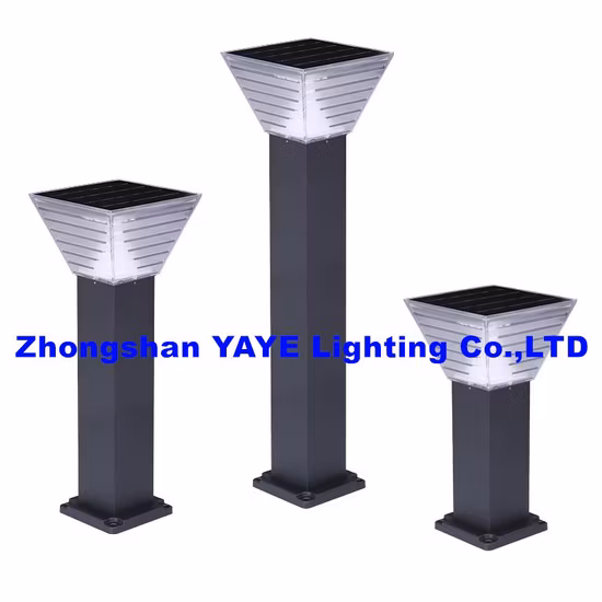 Factory Price CE Approved Electric Lights Aluminum Bulkhead Outdoor Solar LED Garden Light