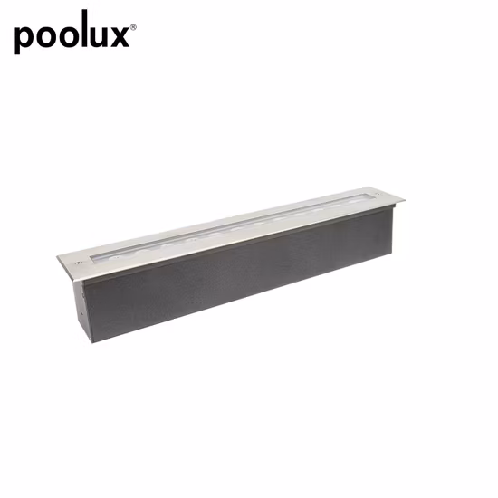 2022 Poolux Inground 9W 18W 36W 72W 12V IP67 Outdoor Linear Inground Recessed LED Stair Step Light