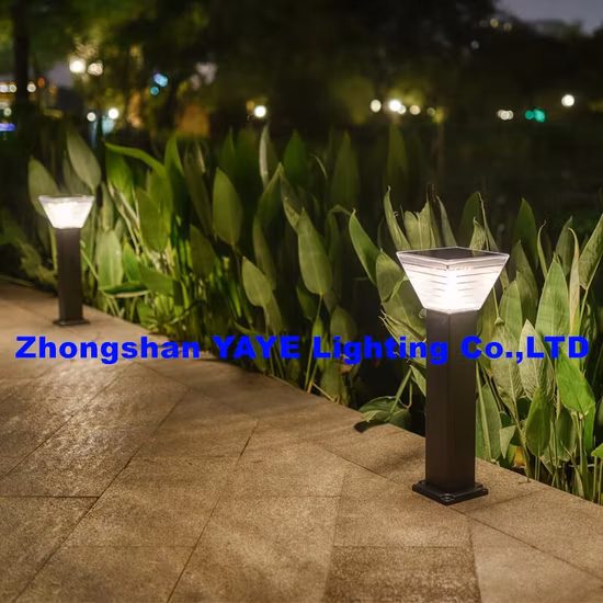 Factory Price CE Approved Electric Lights Aluminum Bulkhead Outdoor Solar LED Garden Light