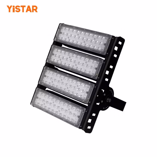 IP65 High Power 100W 200W 300W 400W SMD RGB LED Flood Projector Tunnel Light for Outdoor Stadium Marine Landscape Decoration Aquarium Parking Lot Lighting