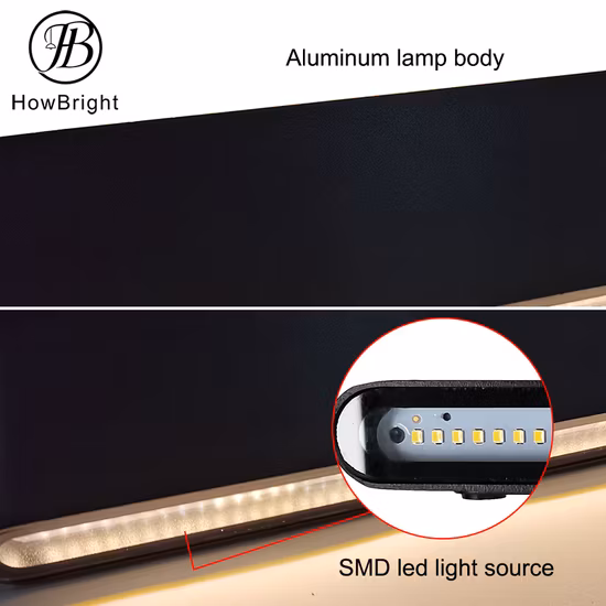 How Bright Modern Cheap Price Waterproof IP54 Aluminium Garden Porch Sconce Lighting up and Down Outdoor Wall Lamp Light